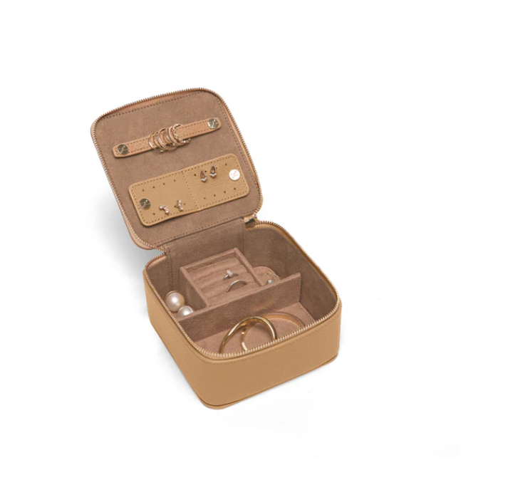 Elegant Mini Jewelry Box with Removable Tray